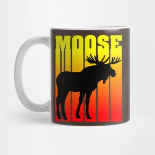 Retro Vintage Moose Mug